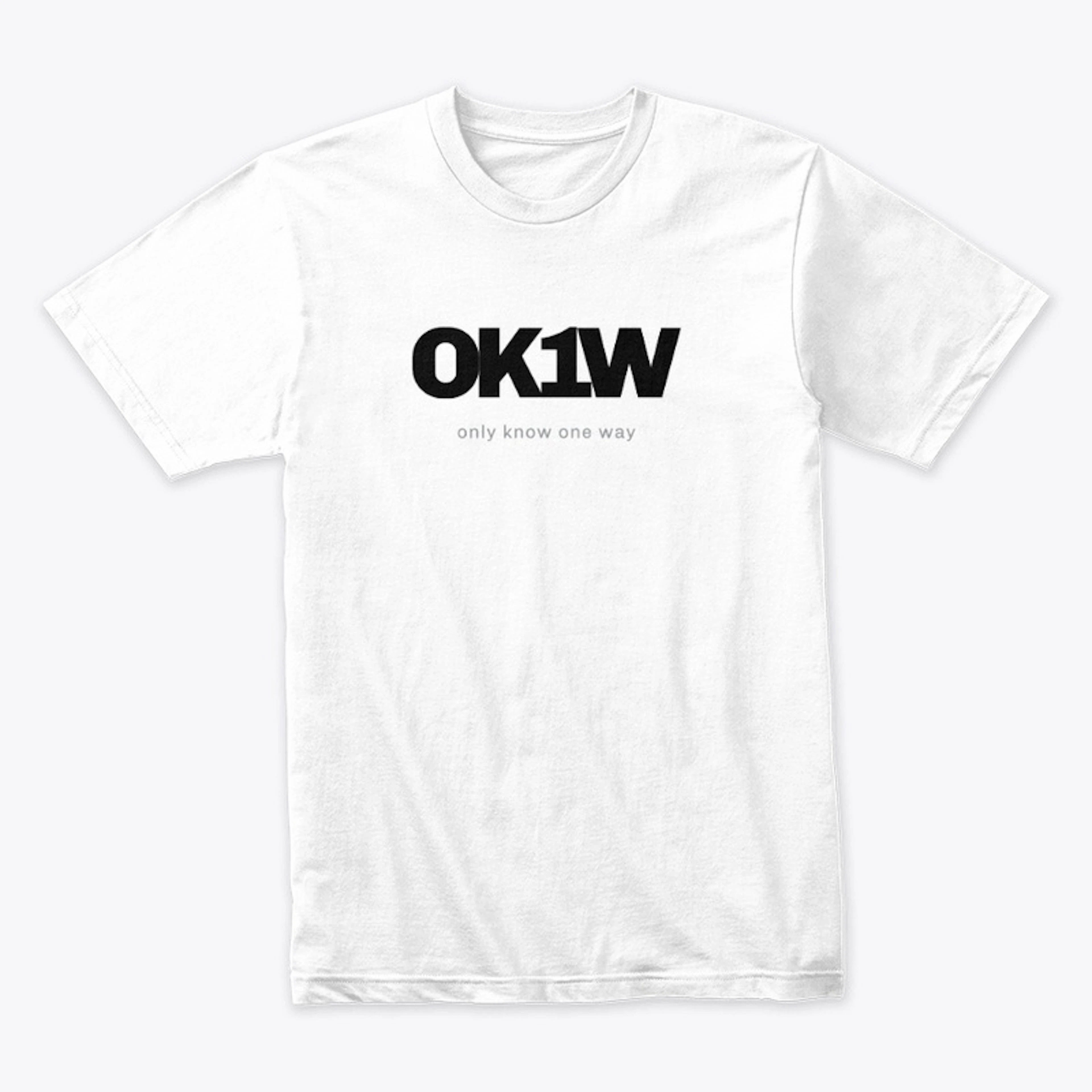 OK1W Logo - Black Color Logo