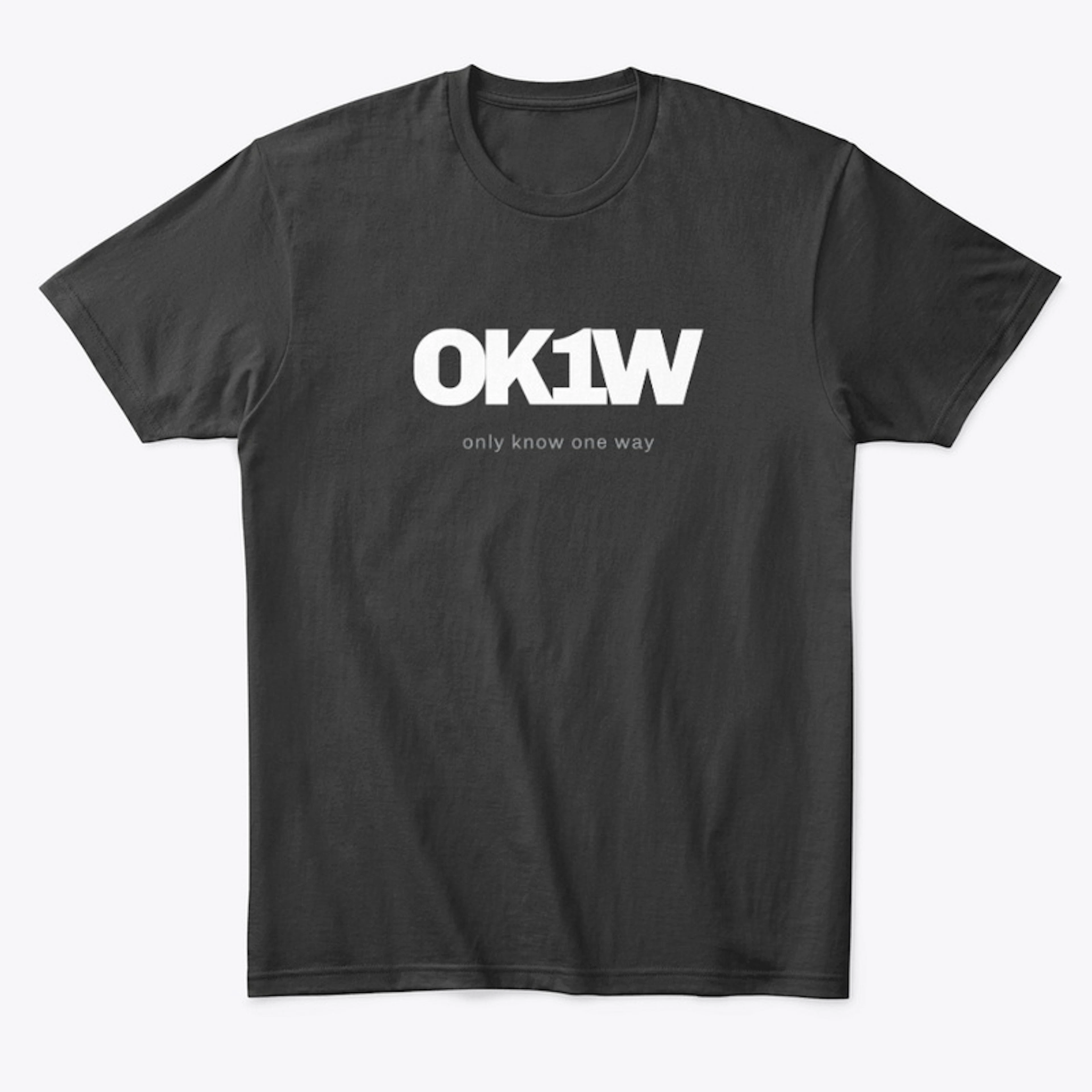 OK1W Logo - White Color Logo