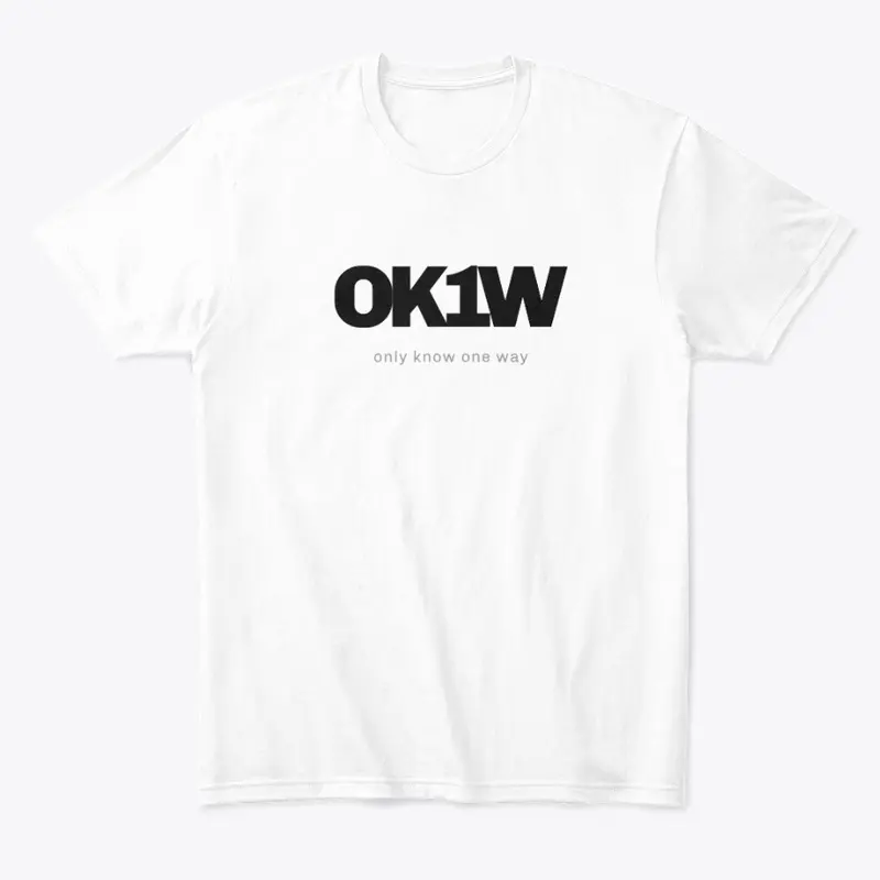 OK1W Logo - Black Color Logo