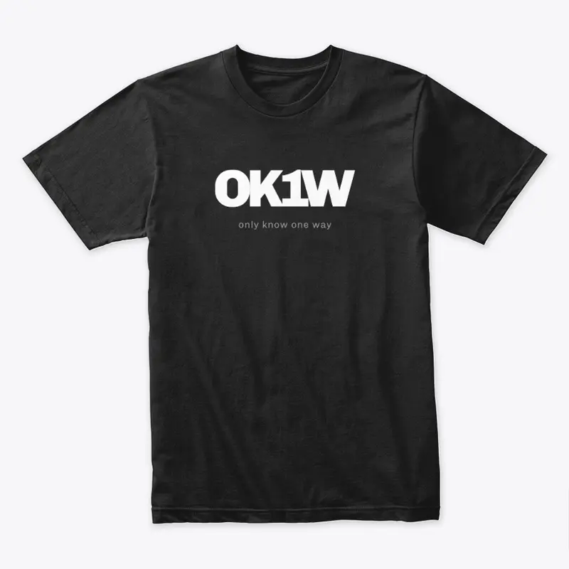 OK1W Logo - White Color Logo