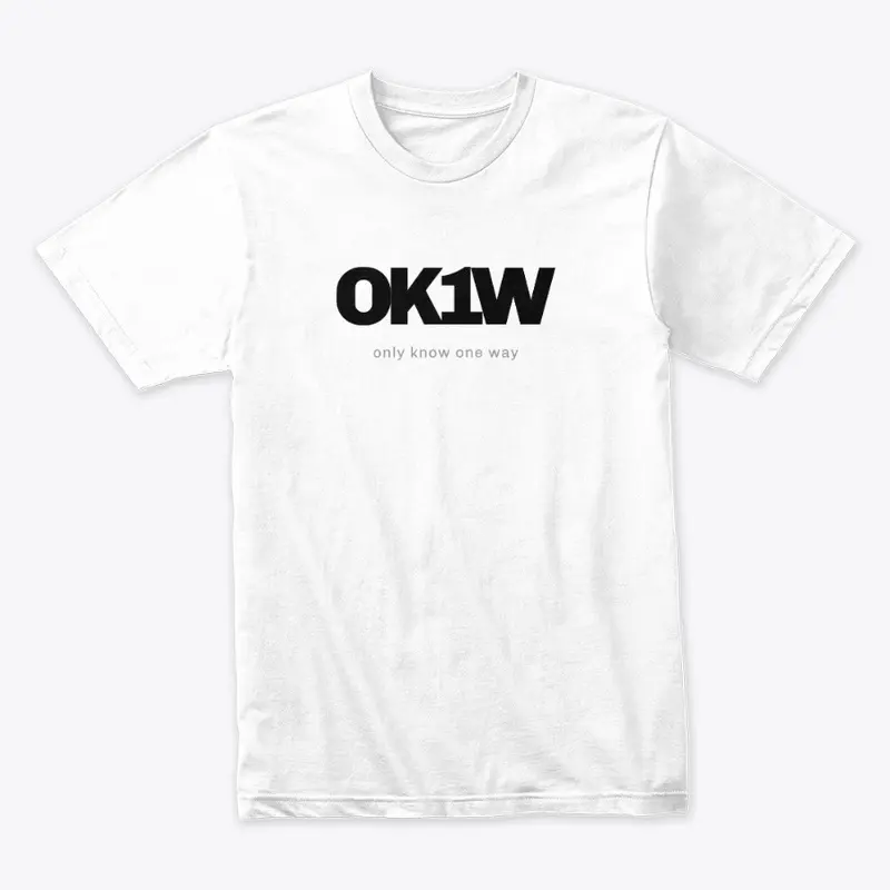 OK1W Logo - Black Color Logo