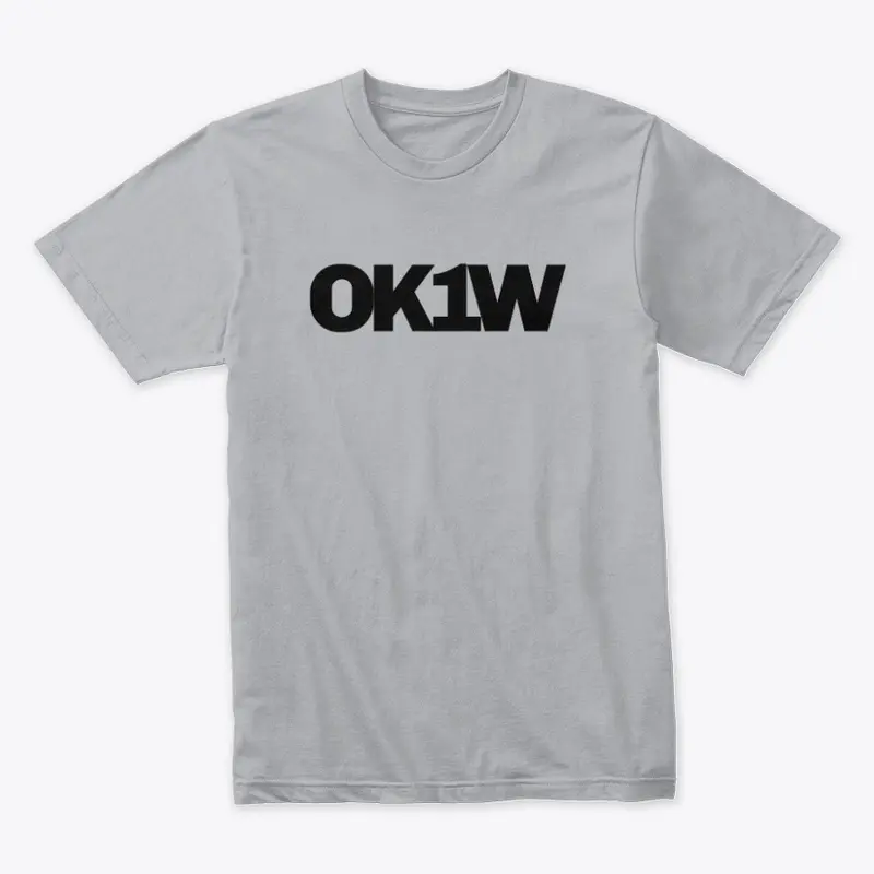 OK1W Letters Only - Black