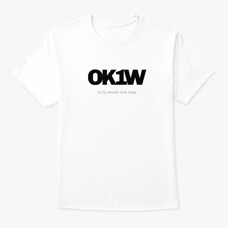 OK1W Logo - Black Color Logo